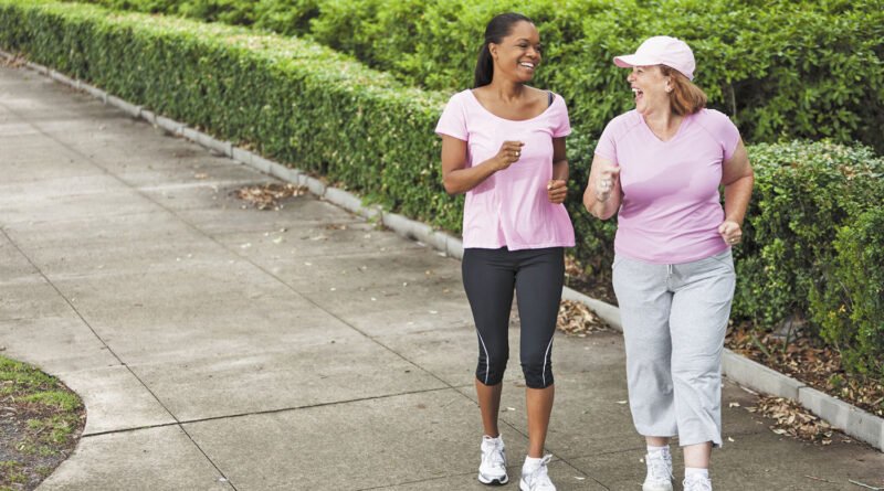 Slowing down aging by walking more effectively